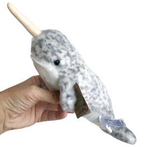 NEW Aurora Brand Narwhal Whale Stuffed Animal Plush Kids Toy
